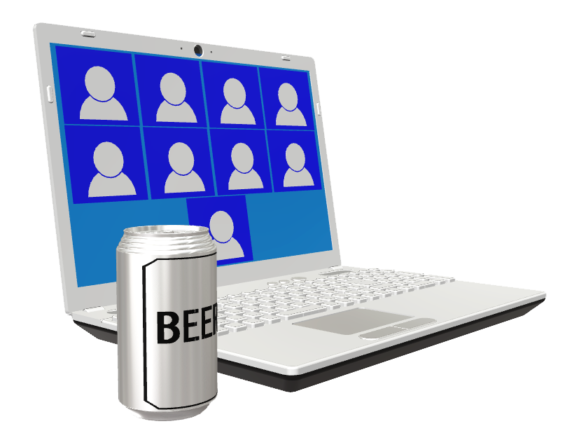 ビールとパソコン